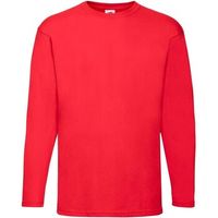 fruit of the loom camiseta manga larga valueweight para mujer