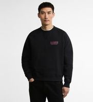 barbour para hombre mol0776 sudadeta grinton negrp xxl negro casual algodon