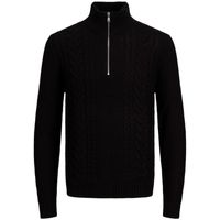 jack  jones jersey 12260826 jjcraig knit half zip black para hombre