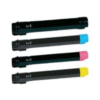 compatible multipack lexmark c950de printer toner cartridges 4 pack -c950x2kg