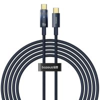 cable baseus explorer series pd100w tipo c a tipo c de carga rapida y transmision de datos con nucleo de cobre largo de