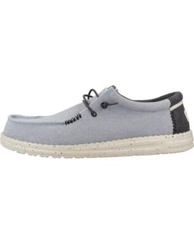 de HEY DUDE INFORMALES HOMBRE MODELO WALLY COASTLINE JUTE COLOR AZUL STN STNWHT