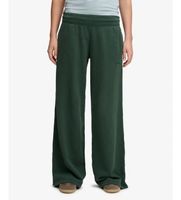 superdry para mujer w7011286a pantalon essential logo wide leg jogger verde l casual algodon