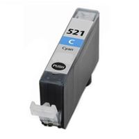 compatible cyan canon cli-521c ink cartridge replaces canon 2934b001