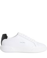 de calvin klein zapatillas calvin klein chunky cupsole lace-up de piel blancas blanco
