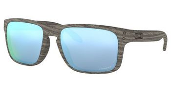 Gafas de sol oakley holbrook woodgrain collection   prizm deep water polarizadas   marron   ref  oo9102 j955