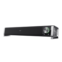 barra de sonido trust - 6 w rms - negro plata - usb
