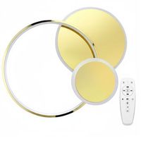lampara de techo toolight app1710-c gold led remote control
