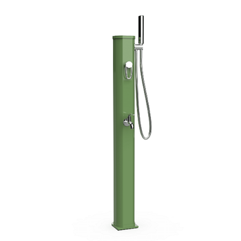 Ducha Solar Piscina Jardín Exterior Happy Formidra 20l Lavapiés Aluminio - Verde