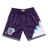 short utah jazz swingman - mitchell  ness 1996-97 purple