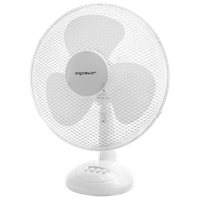 aigostar allace 33jto - ventilador de mesa con 3 velocidades ventilador sobremesa 42 cm oscilacion silencioso de 80 grados potencia 45 w color blanco diseno exclusivo