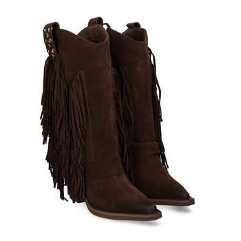 Alma En Pena Botas Con Tacón Mujer - Marrón Talla 36