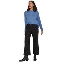 vila jersey noos knit abella ls - federal blue para mujer