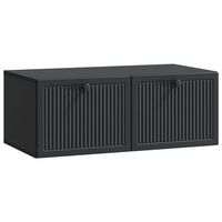 mueble para tv de pared negro 785 x 41 x 30 cm vidaxl