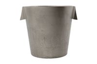 cubo de aluminio gris para champan