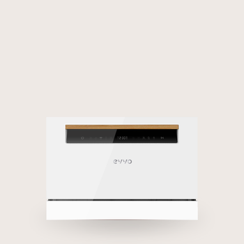 Lavavajillas EVVO Mini D, 6 Cubiertos, 8 Programas, Blanco, Ancho 550 mm