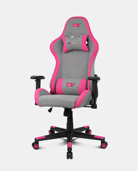 DRIFT Silla Gaming DR90 PRO Gris/Rosa