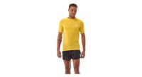 camiseta de manga corta compressport pro racing amarilla para hombre