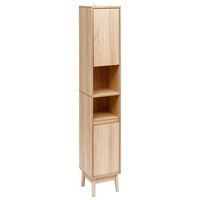 abana 2 puertas columna madera clara
