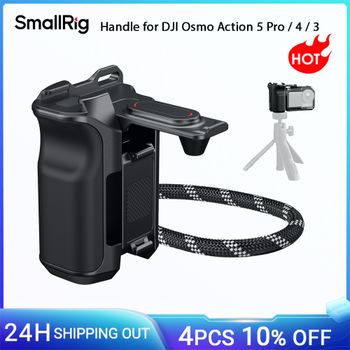 Mango SmallRig Action 5 Pro para DJI Osmo Action 5 Pro / 4 / 3 Botón de obturador integrado plegable de liberación rápida magnética -5826