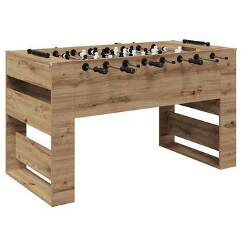Mesa De Futbolín Roble Artisan 146,5 X 74 X 85 Cm Vidaxl