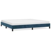 cama matrimonial  cama para adultos  estructura de cama de terciopelo azul 200x200 cm
