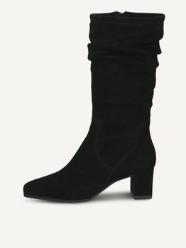 CAPRICE Bootie, black, made of Textiles with Block heel, Size 42
