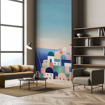 Papel pintado vista de fira 156x270cm