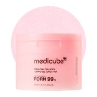 medicube cosmetica facial pdrn pink collagen gel toner pad discos con colageno efecto glow