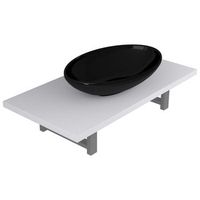 conjunto de muebles de bano 2 piezas ceramica blanco vidaxl