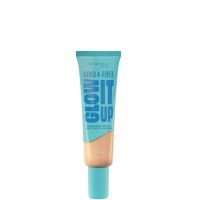 rimmel london kind  free glow it up moisturising skin tint 30ml various shades - 010 rose ivory
