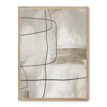 Cuadro Art With Black Lines Iii