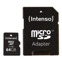 intenso tarjeta microsd sdxc 64gb clase 10