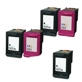 Compatible Multipack HP OfficeJet 4500 Wireless Printer Ink Cartridges (5 Pack) -CC654AE