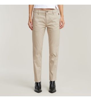 G-Star para mujer. D25257-D715-1214 Pantalón chino Kate Boyfriend beige (29/32), Casual, Algodón