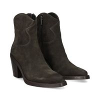 ash botines con tacon mujer - gris talla 36
