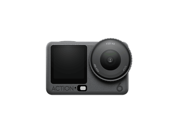 Cámara deportiva - DJI Osmo Action 6, 4K, 240 min Autonomía, Sumergible 60m con Estuche, Sensor CMOS 1/1.1