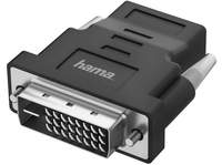 adaptador - hama 00200338 uhd 4k de dvi a hdmi negro