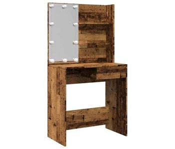 Tocador - tocador de maquillaje - mesa de tocador con led madera vieja 74,5x40x141 cm