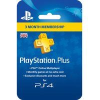 sony playstation plus 3 month subscription