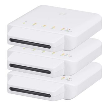 Ubiquiti UniFi Flex Pack 3 Switches 5 Puertos Gigabit