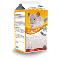 cunipic arena de bano para chinchillas roedores  lechos y sustratos - 1 kg