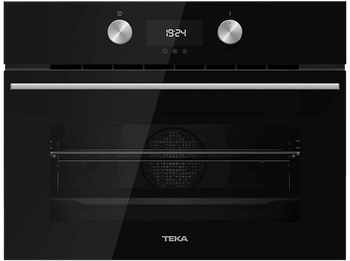 Horno con microondas - Teka HLC 8440, Multifunción, Limpieza por agua, 41 l, 59.5 cm, Touch Control, Negro