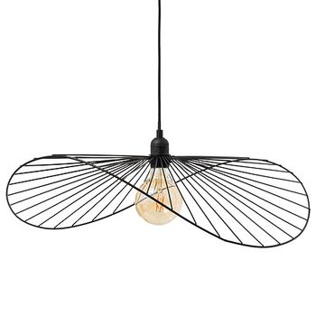 Lámpara colgante Adelia diám. 58 cm metal negro