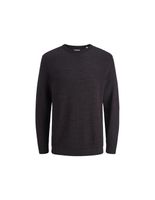 sudadera jack and jones jjotto knit crew neck black hombre
