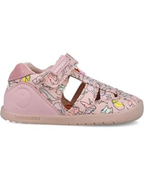 de BIOMECANICS SANDALIAS PARA NINA 252193 ESTAMPADO ANIMALES ROSAA032