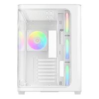 caja pc ocypus iota c70 curve argb panoramica blanca con display digital