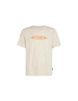 camiseta oneill originals hybrid polygiene graphic hombre beige