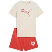 puma tops y camisetas flaming love tee and set g para nina