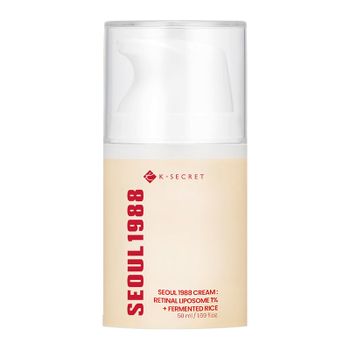 K-secret Cosmética Facial SEOUL 1988 Cream : Retinal Liposome 1% + Fermented Rice Crema Facial Refirmante - Iluminadora